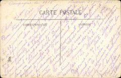CPA Senlis Hotel Incendie Par Les Allemands Militaria