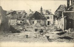CPA Ruines Militaria