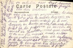 VINTAGE POSTCARD Aspect of Steinbach after the Militaria bombardment