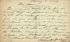 VINTAGE POSTCARD Bouy After the Passage Of the Militaria Germans