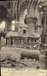 CPA Albert Interieur de la Basilique Le Marie Apres Le Bombardement Militaria