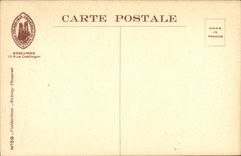 VINTAGE POSTCARD Rheims Cathedral Episcopal Archi Palate Ruins of the room of kings Salle of the Tau 1915 Militaria