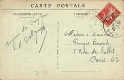CPA Compiegne Bombardement De Rue de La Corne de Cerf Militaria