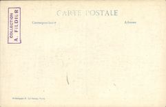 VINTAGE POSTCARD the Germans huntings of the Village De Louppy the Castle By the Militaria French