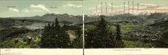 CHART TRIPLES Luzern Panorma vom Sonnenberg gesehen