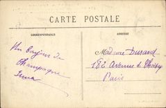 VINTAGE POSTCARD Fere Champenoise Falls Road from Normee Militaria