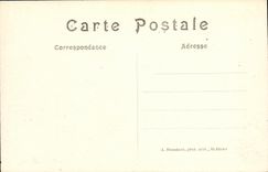 VINTAGE POSTCARD Sermaize Gendarmerie and L Town hall after the Militaria Bombardment