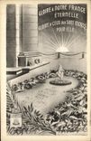 VINTAGE POSTCARD Glory Our Eternal France Militaria