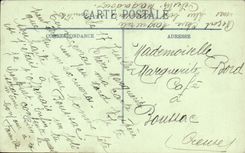 VINTAGE POSTCARD Rheims European War the Crime of Rheims professional and domestic Council school Militaria