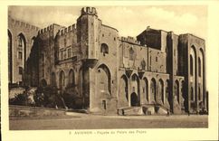 Ataque frontal de Avignon de la POSTAL de la VENDIMIA del paladar de los papas