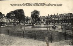 VINTAGE POSTCARD Paris Places from the Vosges