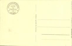 VINTAGE POSTCARD High Koenigsbourg Bridge levis of the High Garden