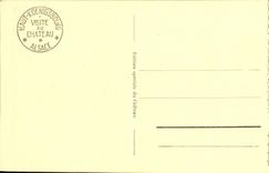 VINTAGE POSTCARD High Koenigsbourg Frying pan of the Room of the Knights