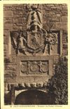 VINTAGE POSTCARD High Koenigsbourg Escutcheon of the Gate D Entered