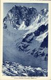 VINTAGE POSTCARD Chamonix Glacier of Talefre and large Jorasses