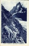 VINTAGE POSTCARD Chamonix Sea of Ice the Bad Step