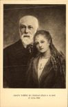 CPA Sainte Therese De L Enfant Jesus A Is Ans Et Son Pere
