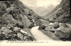 CPA Route de Gavarnie Le Chaos et la Fausse Breche