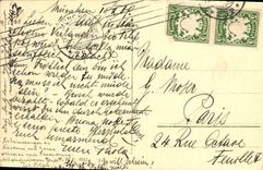 VINTAGE POSTCARD Munchen Brunnenhubert