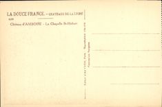 CPA Amboise Chateau La Chapelle St Hubert
