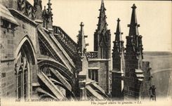 CPA Le Mont Saint Michel L Escalier de dentelle en Granit