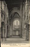 CPA Le Mont Saint Michel Nef de la Basilique 