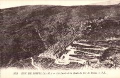 CPA Sospel Env De Les Lacets de la Route du Col de Braus