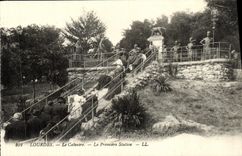 CPA Lourdes Le Calvaire La Premiere Station