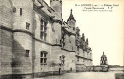 CPA Loches Chateau Royal Facade Renaissance