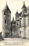 CPA Loches Chateau Royal Facade Renaissance et porte d entree du tombeau d Agnes Sorel