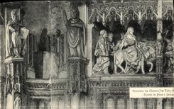 CPA Pourtour du Choenr Entree de Jesus a Jerusalem Chartres