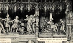 CPA Marie assise Contemple Jesus Mort sur ses Genoux Chartres