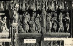 CPA Mort de la Vierge Cerrneil de la Vierge Porte par Huit Chartres