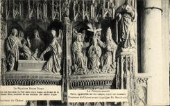 CPA Le Sepulere Notre Dame Le Couronnement Chartres