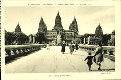 CPA Exposition Colonlale Internationale Paris 1931 Temple d Angkor Vat