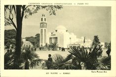 CPA Exposition Colonlale Internationale Paris 1931 Algerie Minaret