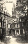 VINTAGE POSTCARD Rheims the cloister of L abbey of St Remi