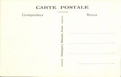 VINTAGE POSTCARD Rheims the cloister of L abbey of St Remi