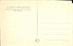 VINTAGE POSTCARD Extremely of Douaumont Free German Bowel communicating fort with the first Militaria line