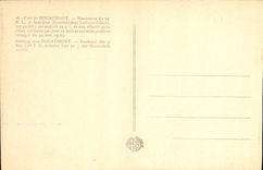 VINTAGE POSTCARD Extremely of Douaumont Monument of the 74eme Battalion IH Militaria