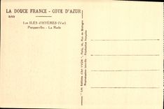 CPA Les Iles D Hyeres Porquerolles La Rade Bateau