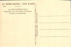 CPA Les Iles D Hyeres Porquerolles Vue sur la Pointe de L Oustaou