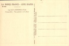 CPA Les Iles D Hyeres Porquerolles Vue Generale sur la Baie