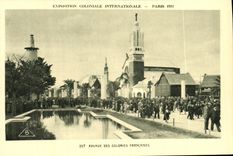 CPA Paris Exposition Colonlale Internationale Avenue Des Colonies Francaises