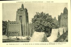 CPA Paris Exposition Coloniale Internationale 1931 Palais De L AOF Palais Vu De La Terrasse Superieure De l AOF