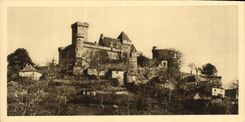 VINTAGE POSTCARD Castelau Castle of Sight D together