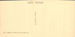 VINTAGE POSTCARD Castle of Montal close to St Cere