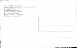 La POSTAL de la VENDIMIA fort de Vaux el soplado en llevar de la envoltura tiene L Observatoire Militaria norteno