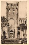 VINTAGE POSTCARD Old Abbey De Jumieges Church ND seen from of the chorus