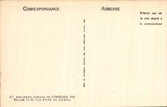 VINTAGE POSTCARD Old Abbey De Jumieges Church ND seen from of the chorus